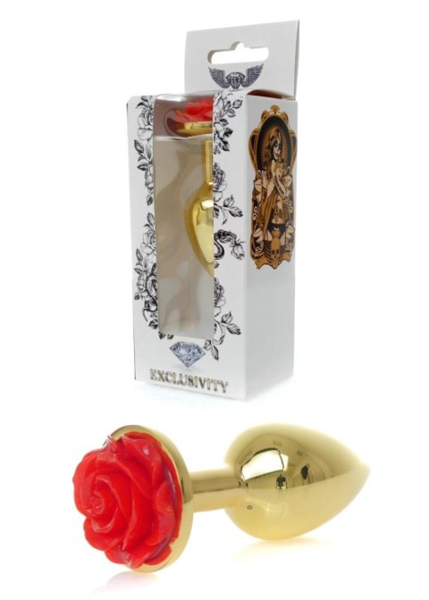 Plug-Jewellery Gold PLUG ROSE- Red B - Series HeavyFun Plug-Jewellery Gold PLUG ROSE- Red B - Series HeavyFun