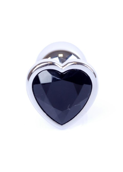 Plug-Jewellery Silver Heart PLUG- Black B - Series HeavyFun Plug-Jewellery Silver Heart PLUG- Black B - Series HeavyFun