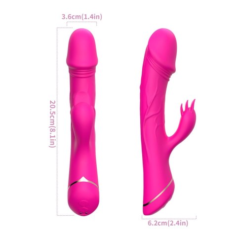Rubberco Rose Red, 2* 9 vibration functions B - Series Joy Rubberco Rose Red, 2* 9 vibration functions B - Series Joy