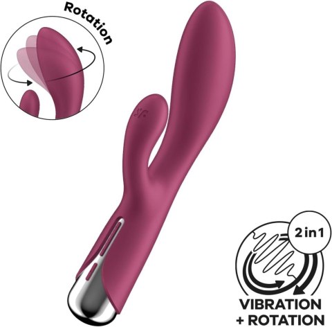 Satisfyer Spinning Rabbit 1 Red Satisfyer Satisfyer Spinning Rabbit 1 Red Satisfyer