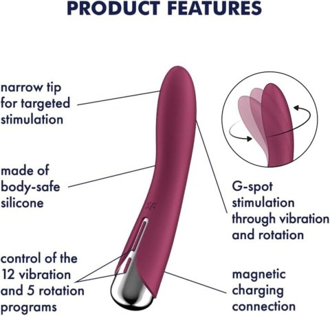 Satisfyer Spinning Vibe 1 Red Satisfyer Satisfyer Spinning Vibe 1 Red Satisfyer