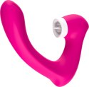 Stymulator silicone 2*9 vibration function Rose Red B - Series Joy Stymulator silicone 2*9 vibration function Rose Red B - Series Joy