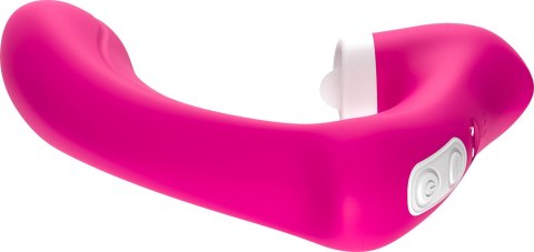 Stymulator silicone 2*9 vibration function Rose Red B - Series Joy Stymulator silicone 2*9 vibration function Rose Red B - Series Joy
