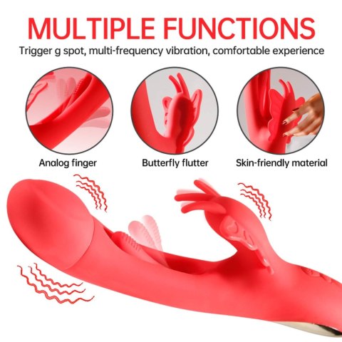 Butterfuly dual flicking vibrator B - series Cute