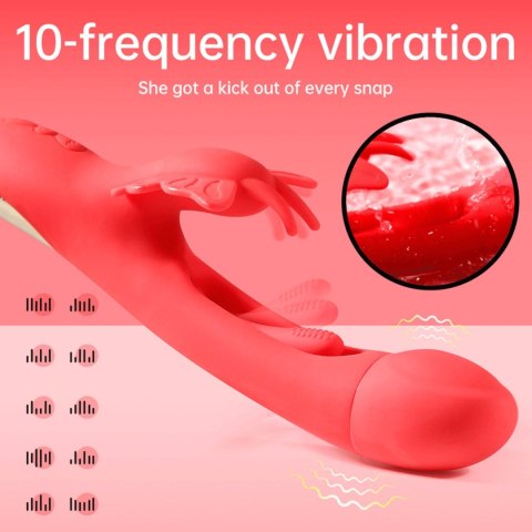 Butterfuly dual flicking vibrator B - series Cute