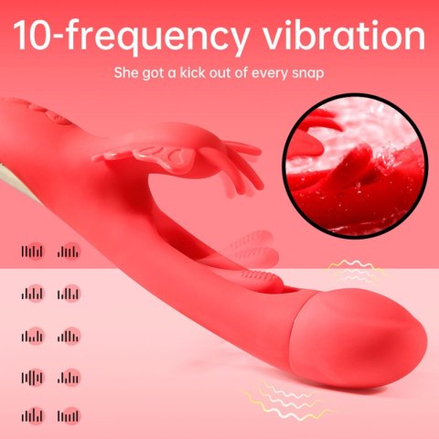 Butterfuly dual flicking vibrator B - series Cute