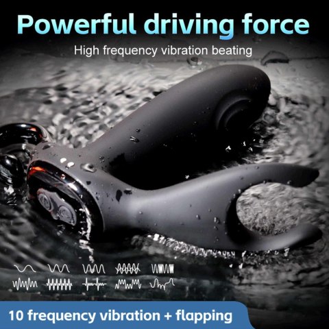 Dual tapping anal vibrator B - series Cute Dual tapping anal vibrator B - series Cute