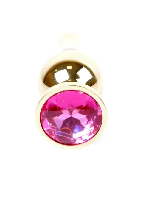 Plug-Jewellery Gold BUTT PLUG- Pink B - Series HeavyFun Plug-Jewellery Gold BUTT PLUG- Pink B - Series HeavyFun