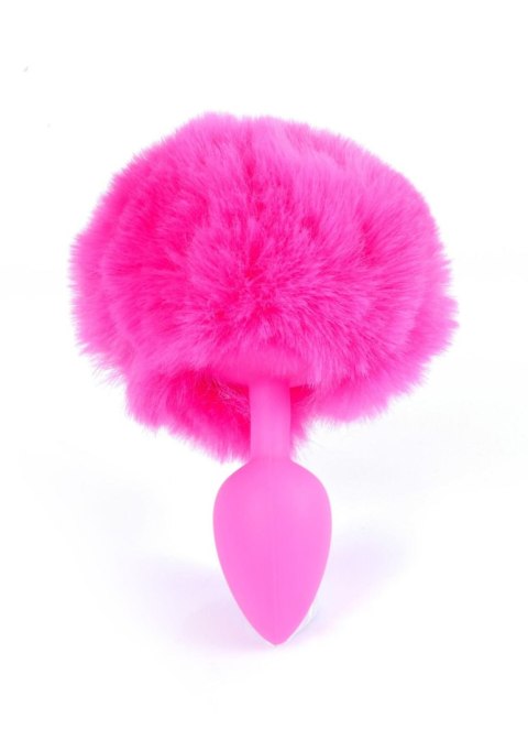 Plug-Jewellery Silicon PLUG - Bunny Tail - Pink B - Series HeavyFun Plug-Jewellery Silicon PLUG - Bunny Tail - Pink B - Series HeavyFun