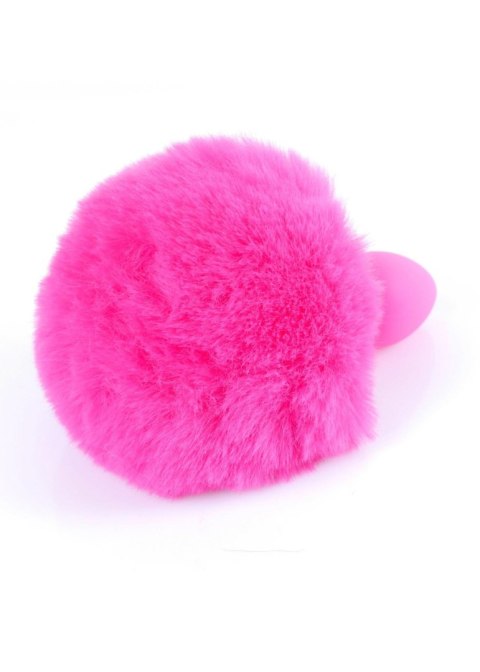 Plug-Jewellery Silicon PLUG - Bunny Tail - Pink B - Series HeavyFun Plug-Jewellery Silicon PLUG - Bunny Tail - Pink B - Series HeavyFun