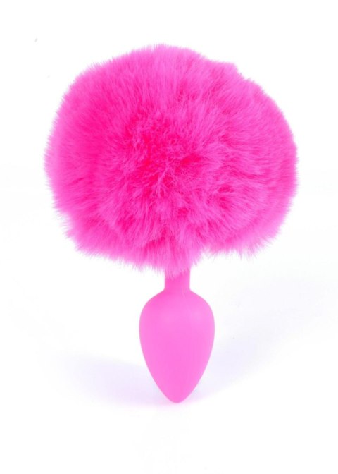 Plug-Jewellery Silicon PLUG - Bunny Tail - Pink B - Series HeavyFun Plug-Jewellery Silicon PLUG - Bunny Tail - Pink B - Series HeavyFun