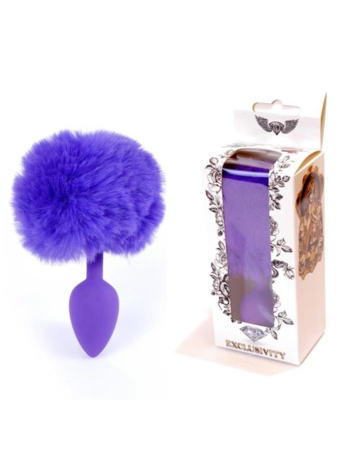 Plug-Jewellery Silicon PLUG - Bunny Tail - Purple B - Series HeavyFun Plug-Jewellery Silicon PLUG - Bunny Tail - Purple B - Series HeavyFun