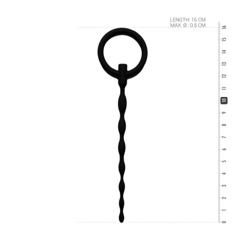Silicone Penis Plug With Pull Ring EasyGlide