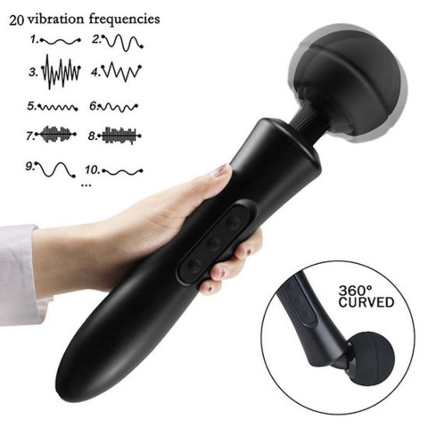 Stymulator-Massager Ultra Powerful -Big USB White 20 Function B - Series Magic Stymulator-Massager Ultra Powerful -Big USB White 20 Function B - Series Magic