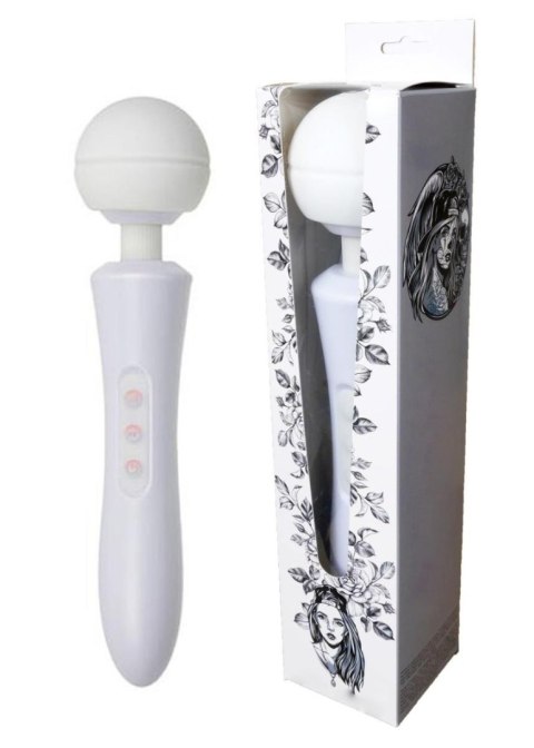 Stymulator-Massager Ultra Powerful -Big USB White 20 Function B - Series Magic Stymulator-Massager Ultra Powerful -Big USB White 20 Function B - Series Magic