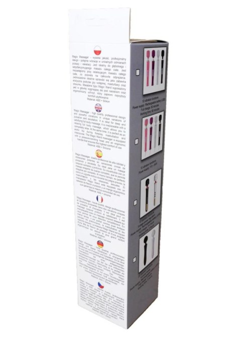 Stymulator-Massager Ultra Powerful -Big USB White 20 Function B - Series Magic Stymulator-Massager Ultra Powerful -Big USB White 20 Function B - Series Magic