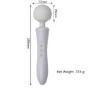 Stymulator-Massager Ultra Powerful -Big USB White 20 Function B - Series Magic