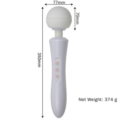 Stymulator-Massager Ultra Powerful -Big USB White 20 Function B - Series Magic Stymulator-Massager Ultra Powerful -Big USB White 20 Function B - Series Magic