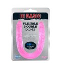 Jelly Flexible Double Dong-Pink HI-Basic Jelly Flexible Double Dong-Pink HI-Basic