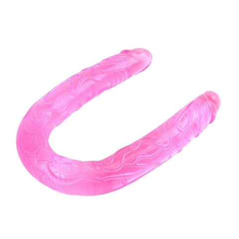 Jelly Flexible Double Dong-Pink HI-Basic Jelly Flexible Double Dong-Pink HI-Basic