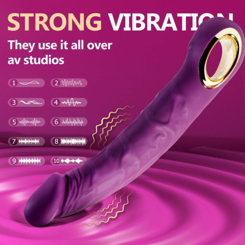 Realistic Vibrator PURPLE B - series Cute Realistic Vibrator PURPLE B - series Cute