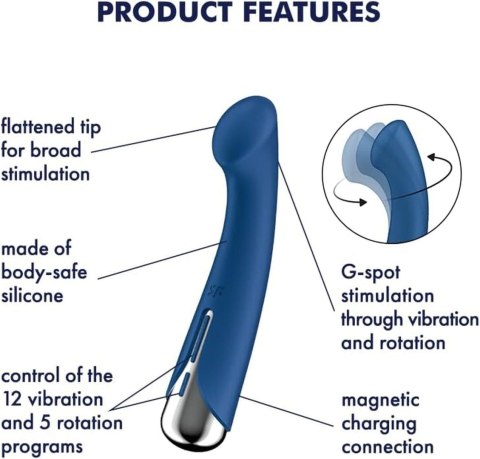 Satisfyer Spinning G-Spot 1 Blue Satisfyer Satisfyer Spinning G-Spot 1 Blue Satisfyer
