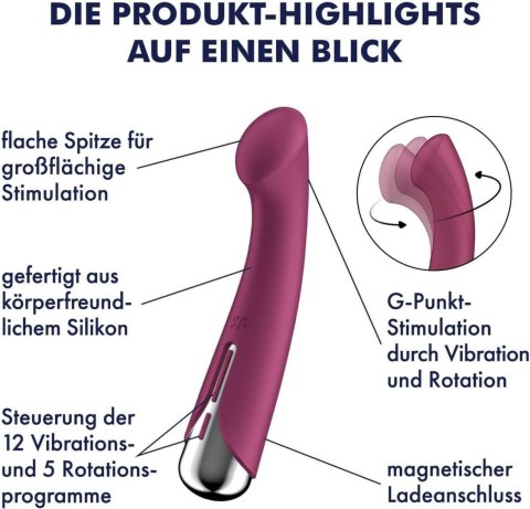 Satisfyer Spinning G-Spot 1 Red Satisfyer Satisfyer Spinning G-Spot 1 Red Satisfyer