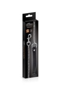 METAL LEASH WITH COW LEATHER WRIST Fetish Premium METAL LEASH WITH COW LEATHER WRIST Fetish Premium