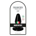 Plug-Italian Cock 3,5""Black Toyz4lovers Plug-Italian Cock 3,5""Black Toyz4lovers