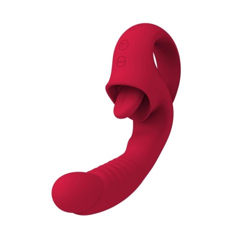 Rouge Velvet - Mini G-Spot + Licking Vibrator Rouge Velvet Rouge Velvet - Mini G-Spot + Licking Vibrator Rouge Velvet