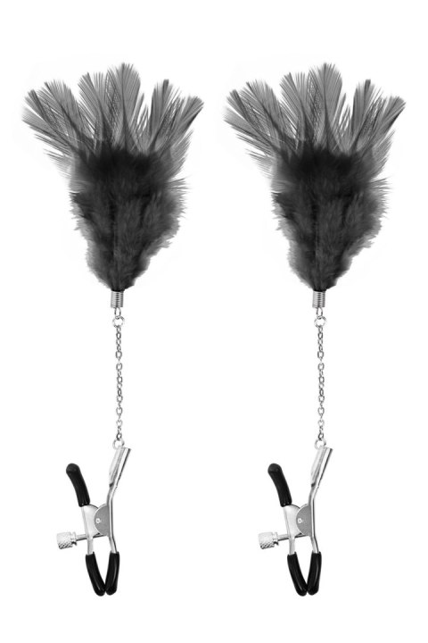 SET 2 BLACK BREAST CLAMPS Sweet Caress SET 2 BLACK BREAST CLAMPS Sweet Caress