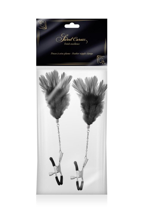 SET 2 BLACK BREAST CLAMPS Sweet Caress SET 2 BLACK BREAST CLAMPS Sweet Caress