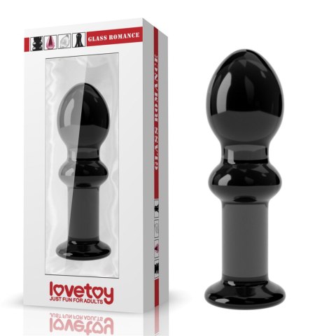 4.5"" Glass Romance Black Lovetoy 4.5"" Glass Romance Black Lovetoy