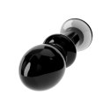 4.5"" Glass Romance Black Lovetoy 4.5"" Glass Romance Black Lovetoy