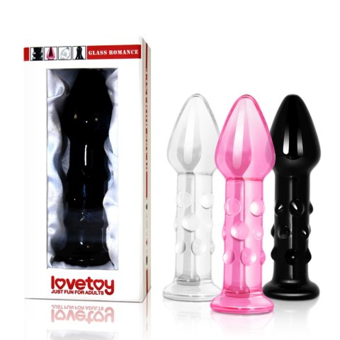 5.5"" Glass Romance Black Lovetoy 5.5"" Glass Romance Black Lovetoy