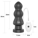 7.8"" King Sized Vibrating Anal Rigger Lovetoy 7.8"" King Sized Vibrating Anal Rigger Lovetoy