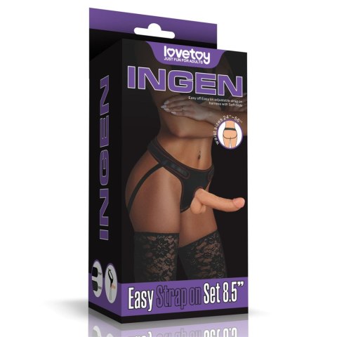 Easy Strapon Set 8.5'' Lovetoy Easy Strapon Set 8.5'' Lovetoy