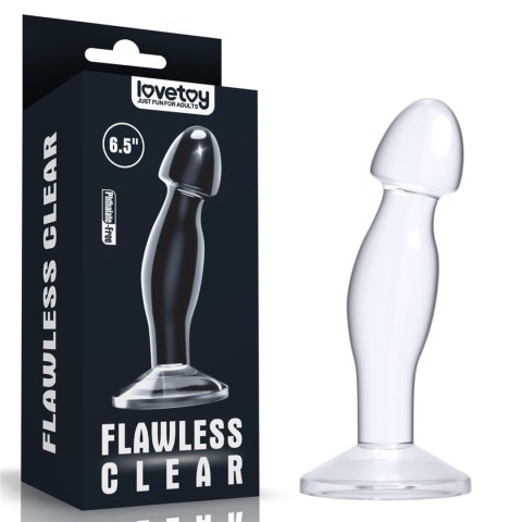 Flawless Clear Prostate Plug 6.5'' Lovetoy Flawless Clear Prostate Plug 6.5'' Lovetoy