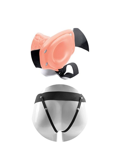 Proteza-VIBRATORE STRAP ON CAVO REAL RAPTURE 8 FLESH WITH BALLS Real Rapture Proteza-VIBRATORE STRAP ON CAVO REAL RAPTURE 8 FLESH WITH BALLS Real Rapture