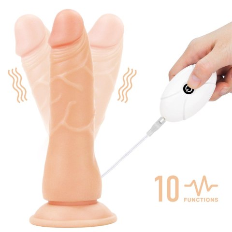 Vibrating Easy Strapon Set 7.5'' Lovetoy Vibrating Easy Strapon Set 7.5'' Lovetoy