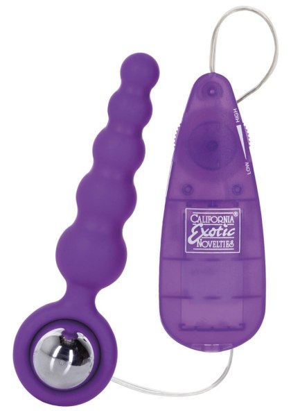 CalExotics Booty Shaker - wibrujący korek analny, fioletowy