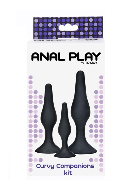 Curvy Companions Kit 3pcs Black TOYJOY Curvy Companions Kit 3pcs Black TOYJOY