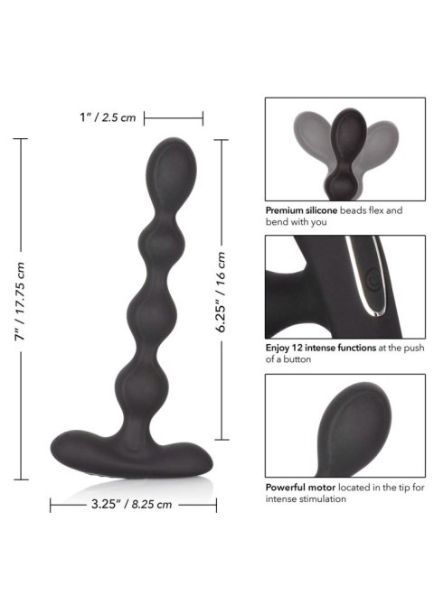 Eclipse Slender Beads Black CalExotics Eclipse Slender Beads Black CalExotics