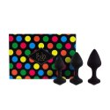 FeelzToys - Bibi Butt Plug Set 3 pcs Black FeelzToys FeelzToys - Bibi Butt Plug Set 3 pcs Black FeelzToys