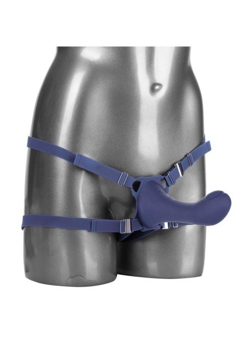 Her Royal Harness Me2 Thumper Blue CalExotics Her Royal Harness Me2 Thumper Blue CalExotics