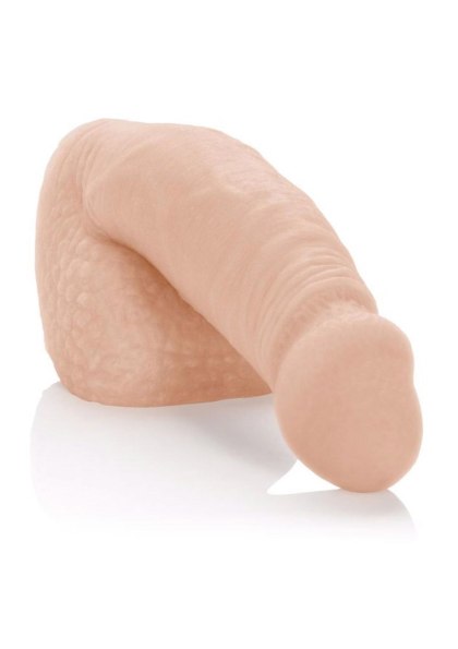 CalExotics Packing Penis - miękki packer z jądrami, 5", jasny