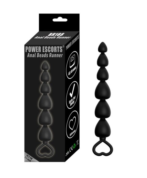 Plug-Power Escorts - Anal Beads Runner - Silicone-Black Power Escorts Plug-Power Escorts - Anal Beads Runner - Silicone-Black Power Escorts