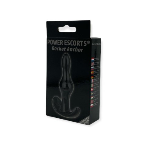 Plug-Rocket Anchor Plug 8,5cm Black Power Escorts Plug-Rocket Anchor Plug 8,5cm Black Power Escorts