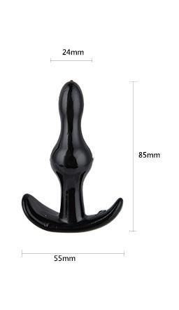Plug-Rocket Anchor Plug 8,5cm Black Power Escorts Plug-Rocket Anchor Plug 8,5cm Black Power Escorts