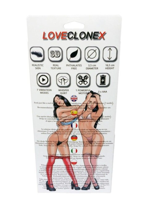 Proteza-ATENA Strap On-LOVECLONEX 6,5""""""""-vibration B - Series Real Proteza-ATENA Strap On-LOVECLONEX 6,5""""""""-vibration B - Series Real
